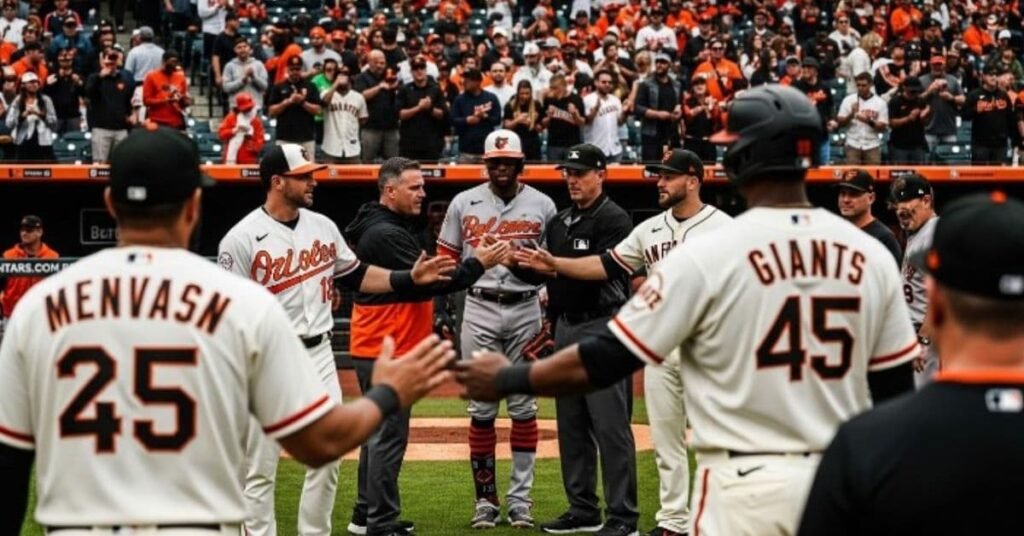 Baltimore Orioles vs San Francisco Giants Match Player Stats