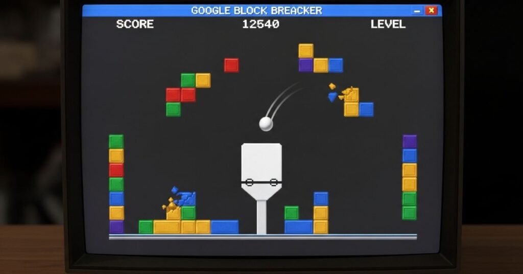 Google Block Breaker